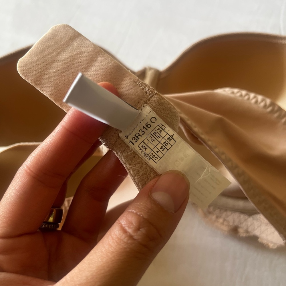 Simone Perele Tan Lace Bra - Picture 3 of 3